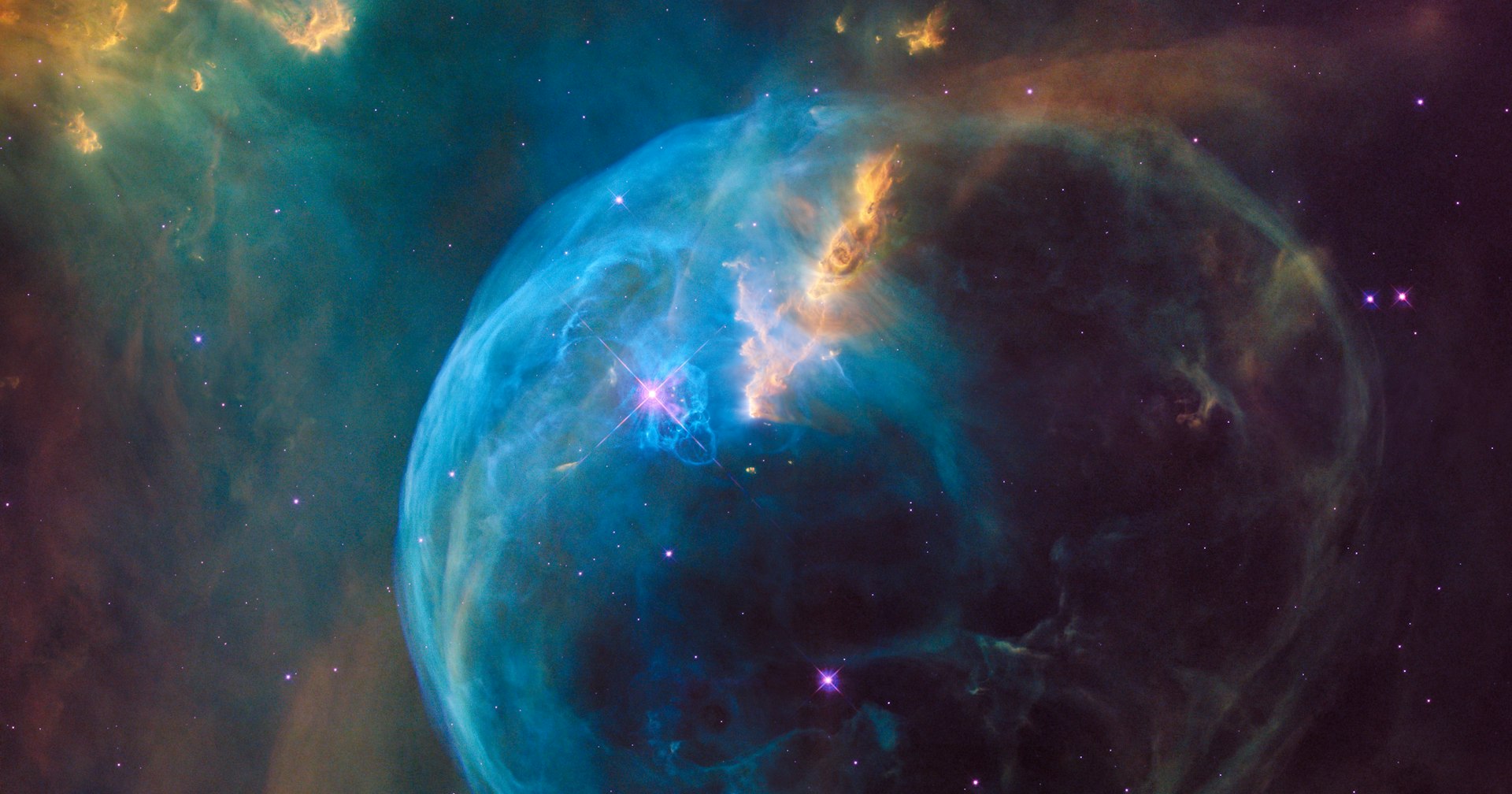 Tiefraum-Galaxie als Sinnbild für OpenAI GPT-6 Astra